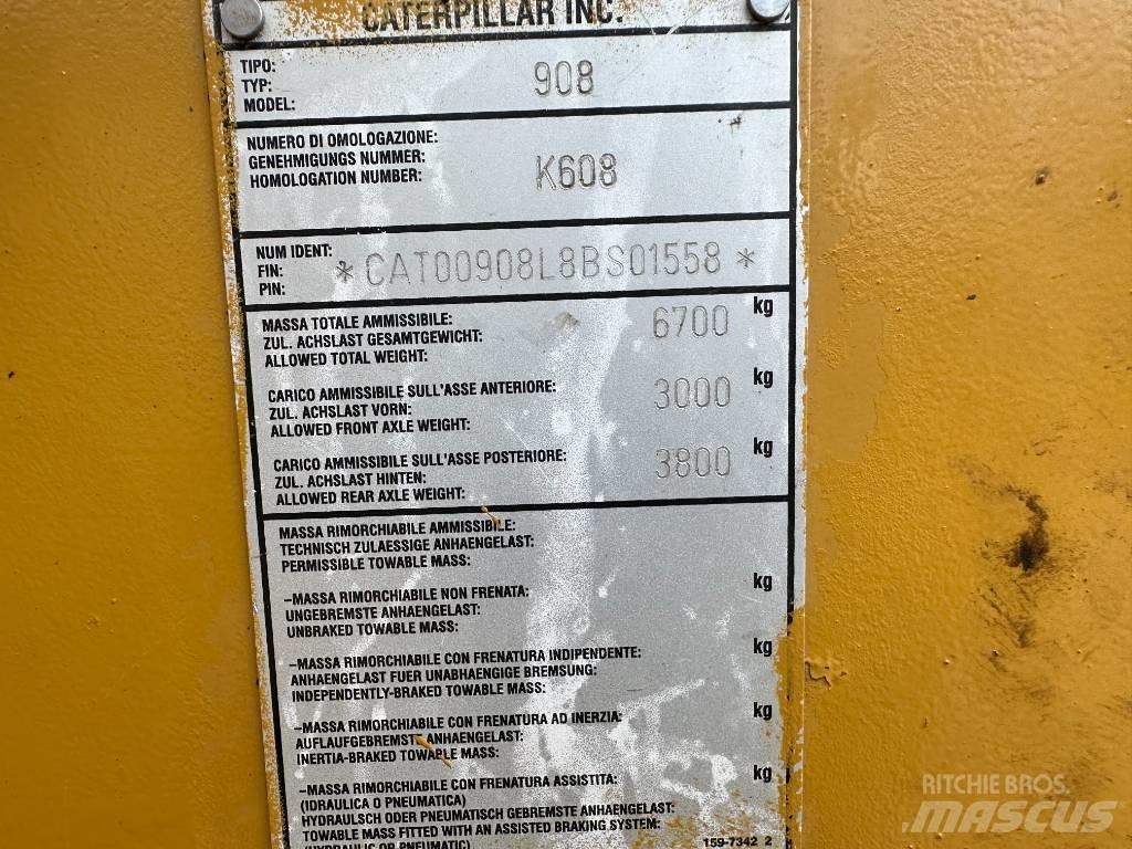 CAT 908  휠로우더