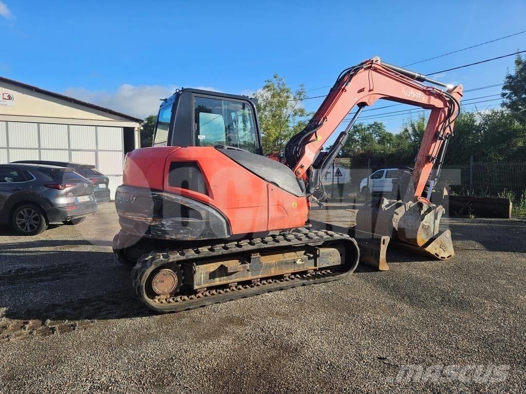 Kubota KX 080-4 중형굴삭기 7톤-28톤