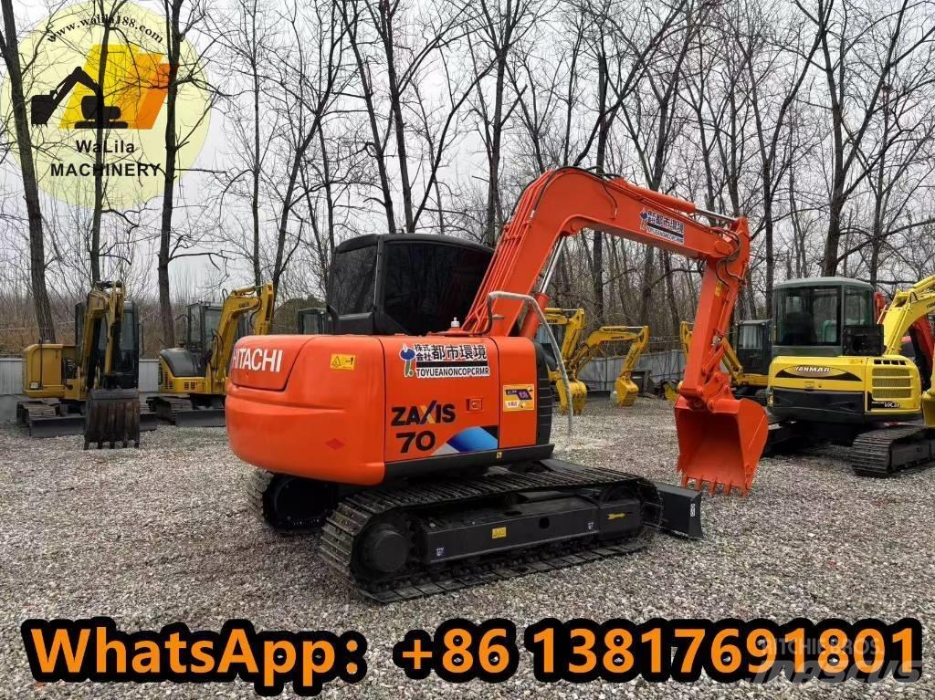 Hitachi ZX 70 소형 굴삭기 7톤 미만