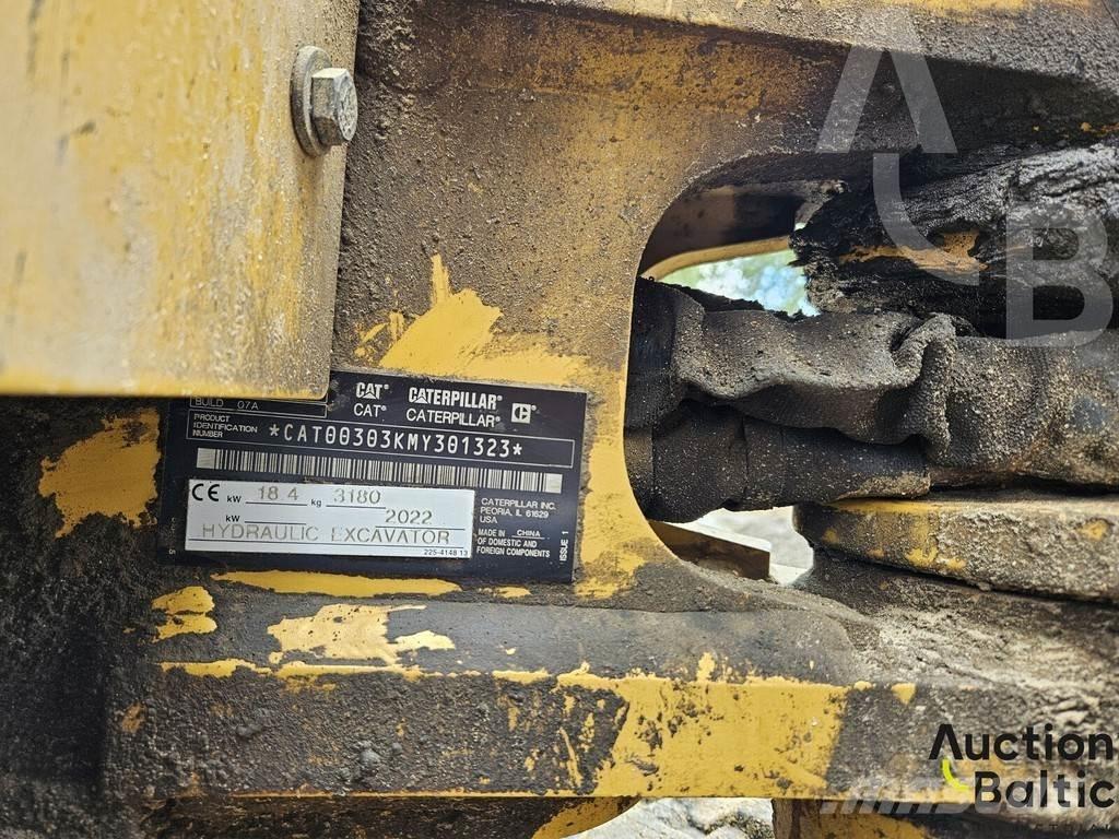 CAT 303 CR 소형 굴삭기 7톤 미만