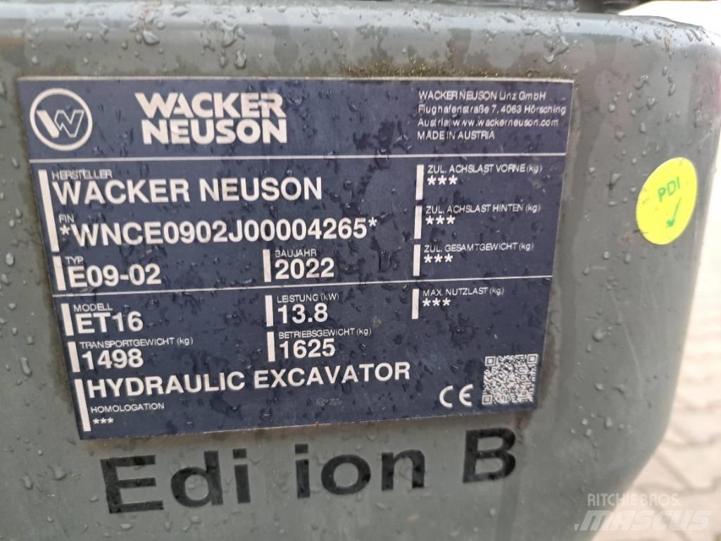 Wacker Neuson ET16 대형 굴삭기 29톤 이상