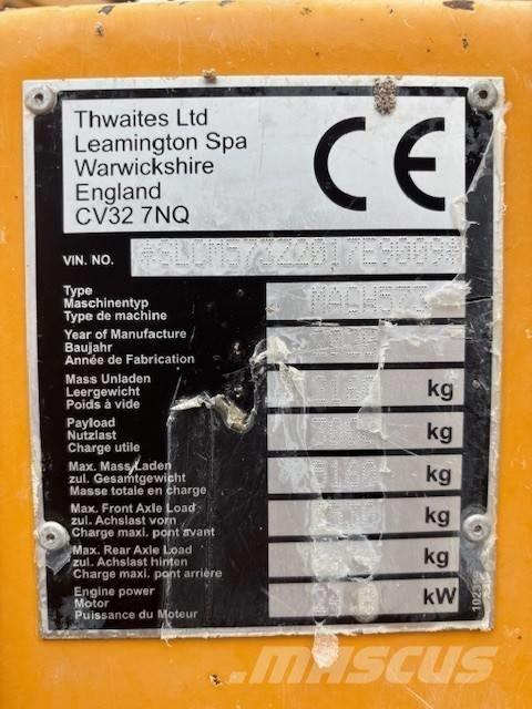 Thwaites MACH 573 건설현장 덤프트럭