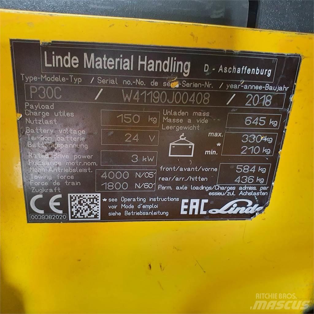 Linde P30C 견인 트럭
