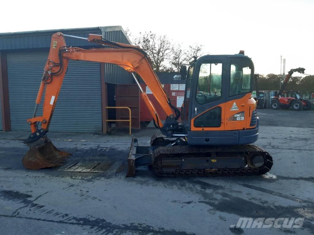 Doosan DX 63-3 대형 굴삭기 29톤 이상