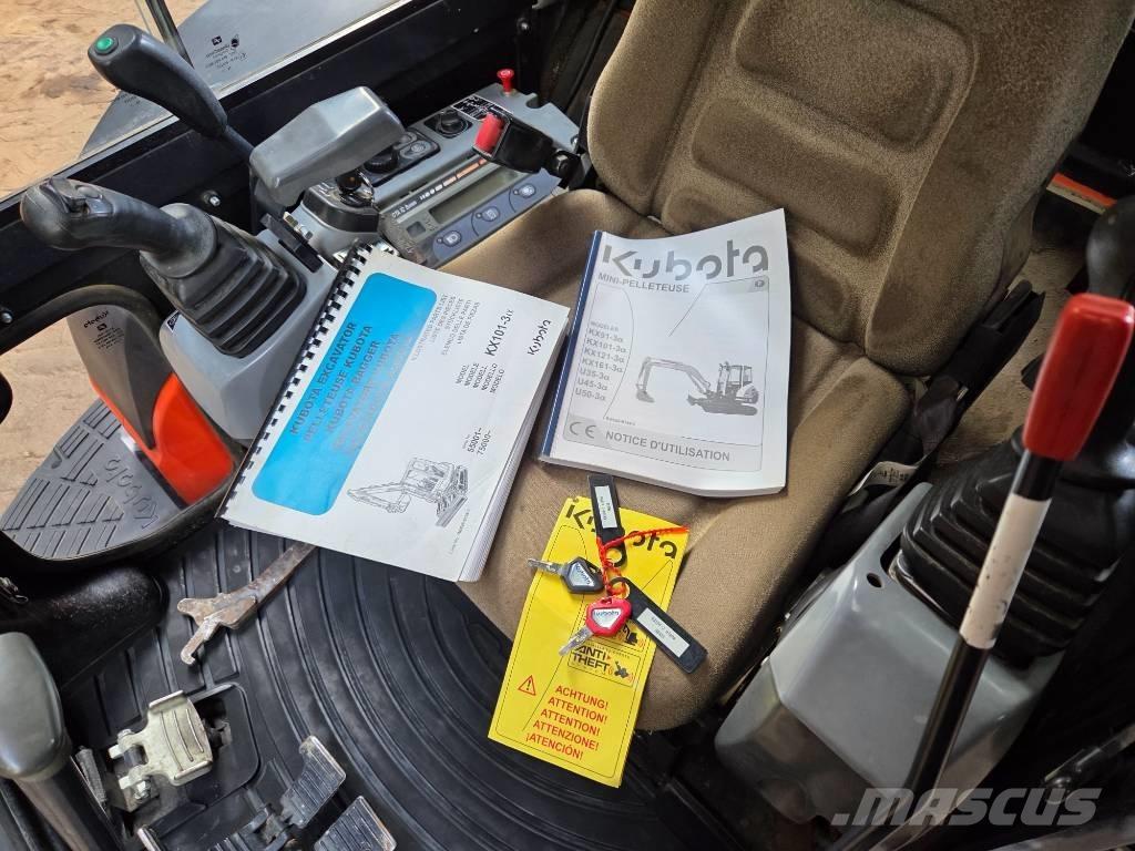 Kubota KX 101-3 A 소형 굴삭기 7톤 미만