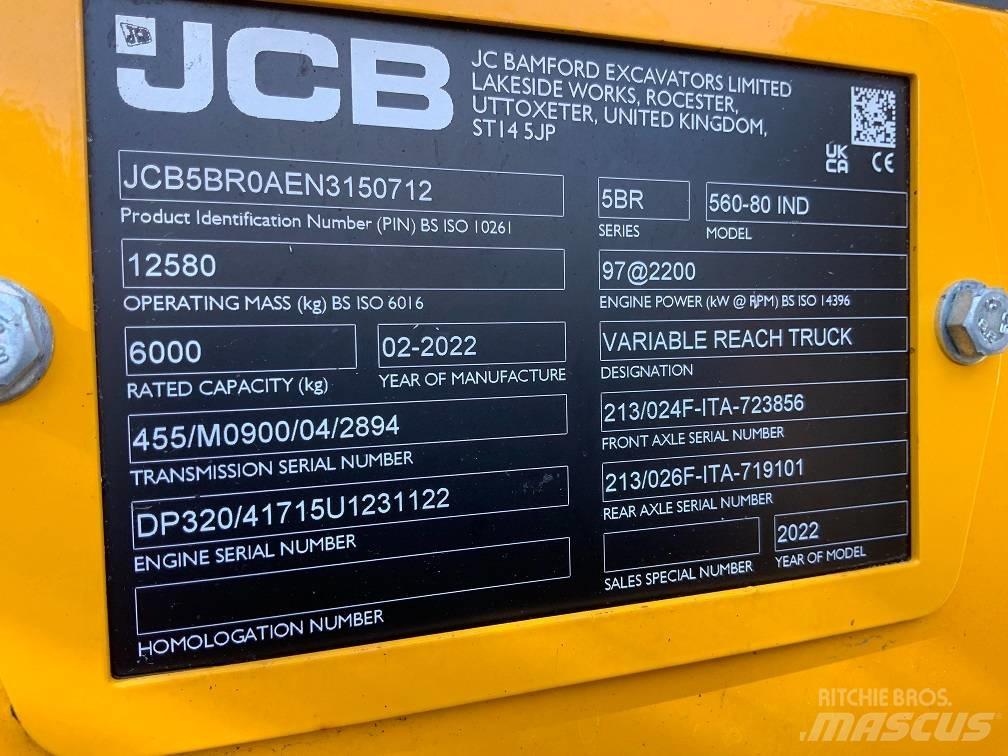 JCB 560-80 텔러 핸들러