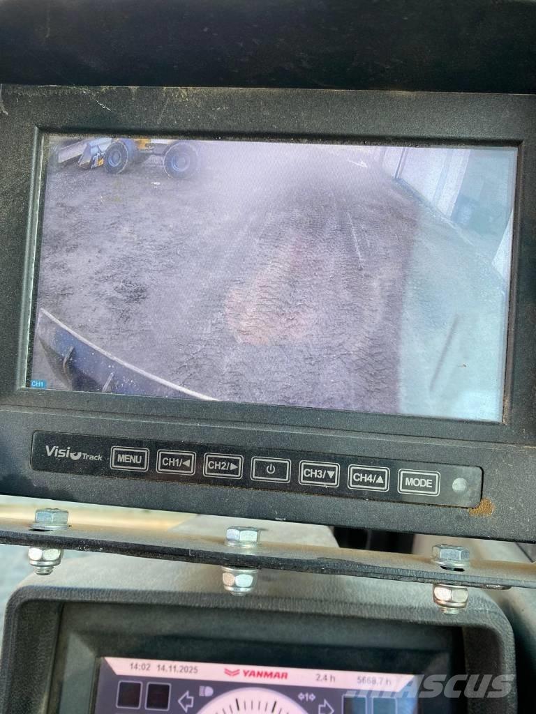 Yanmar B 95 W  휠 굴삭기