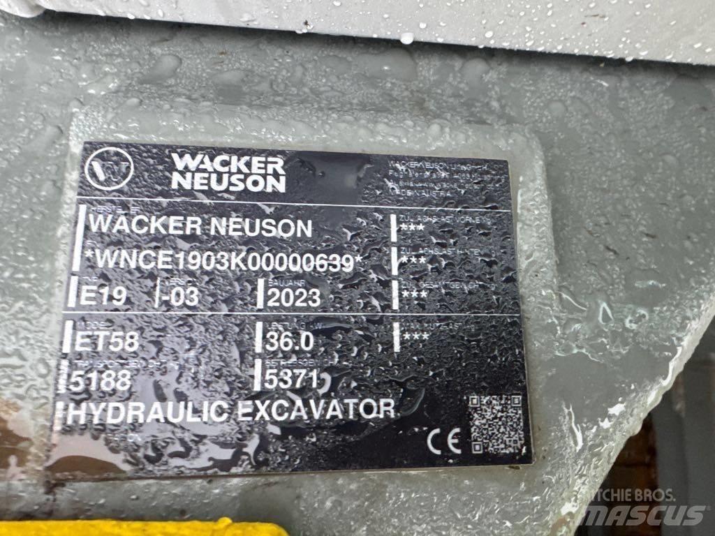 Wacker Neuson ET58 대형 굴삭기 29톤 이상