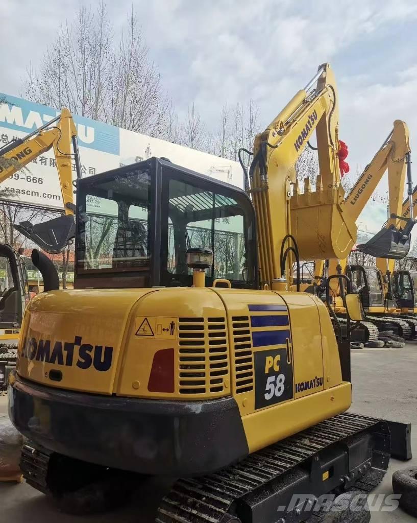 Komatsu PC 58 소형 굴삭기 7톤 미만