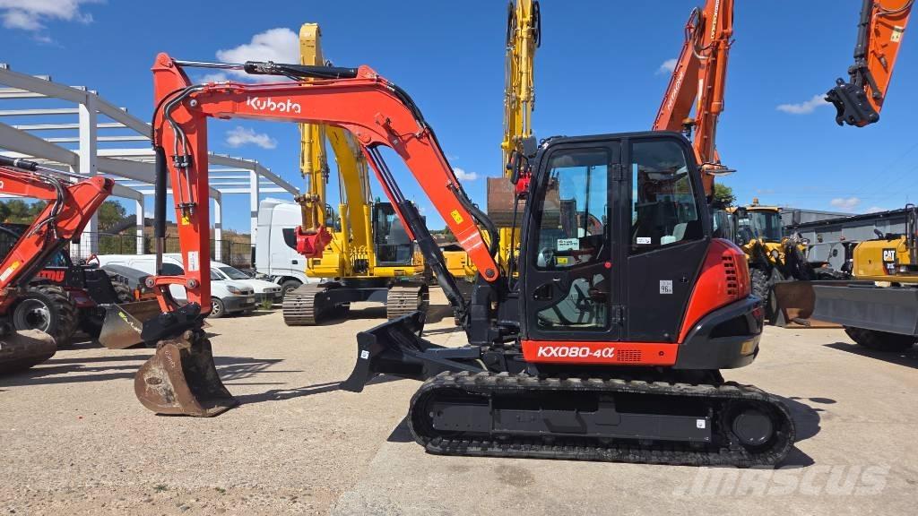 Kubota KX 080-4 중형굴삭기 7톤-28톤