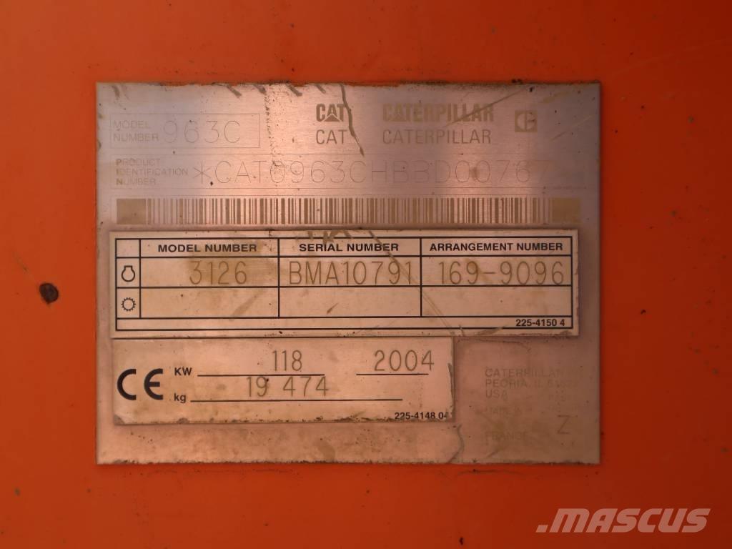 CAT 963 C 궤도식 로우더