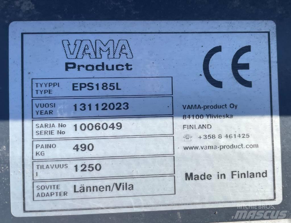 Vama EPL185L 컴팩트 트랙터 어태치먼트
