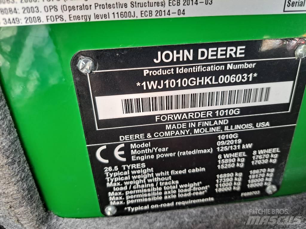 John Deere 1010G 원목 포워더