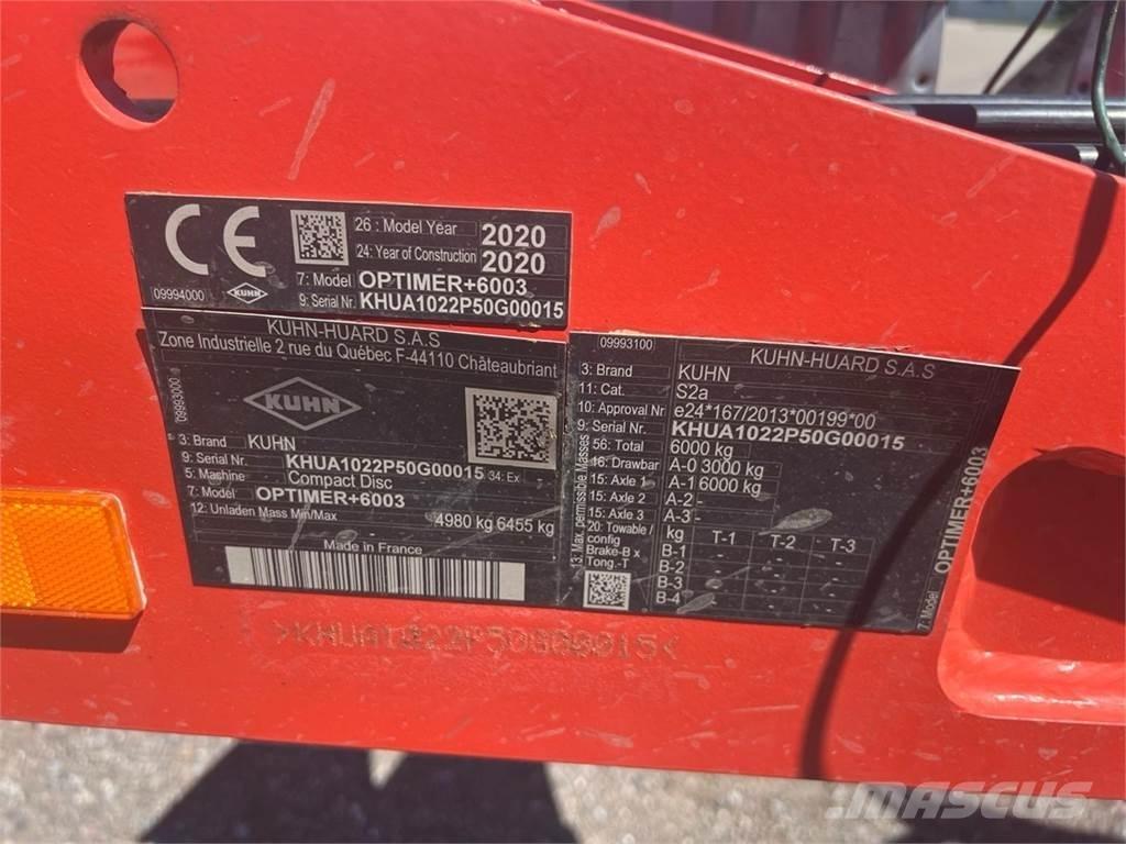Kuhn Optimer + 6003 농기계 - 기타