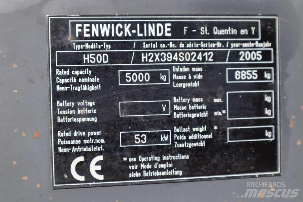 Linde H50D 5000 Kg 디젤 지게차