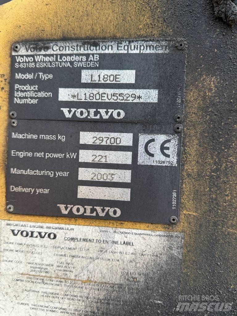 Volvo L 180 E  휠로우더