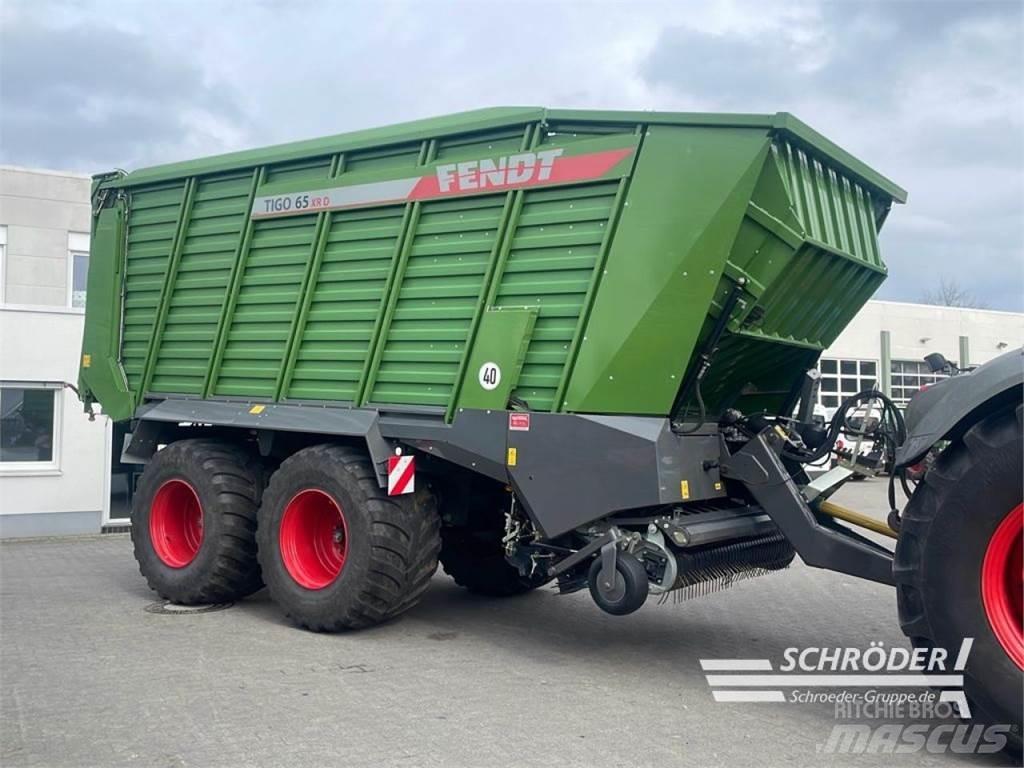 Fendt TIGO 65 XR 자동 적재 트레일러