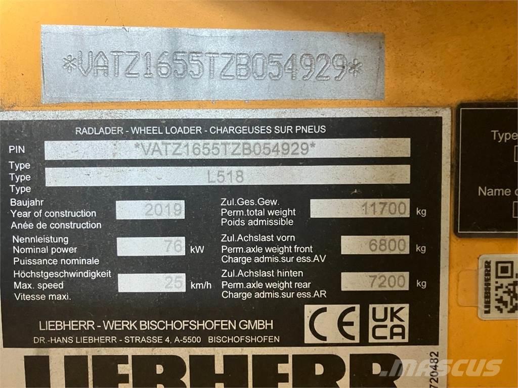 Liebherr L518  휠로우더