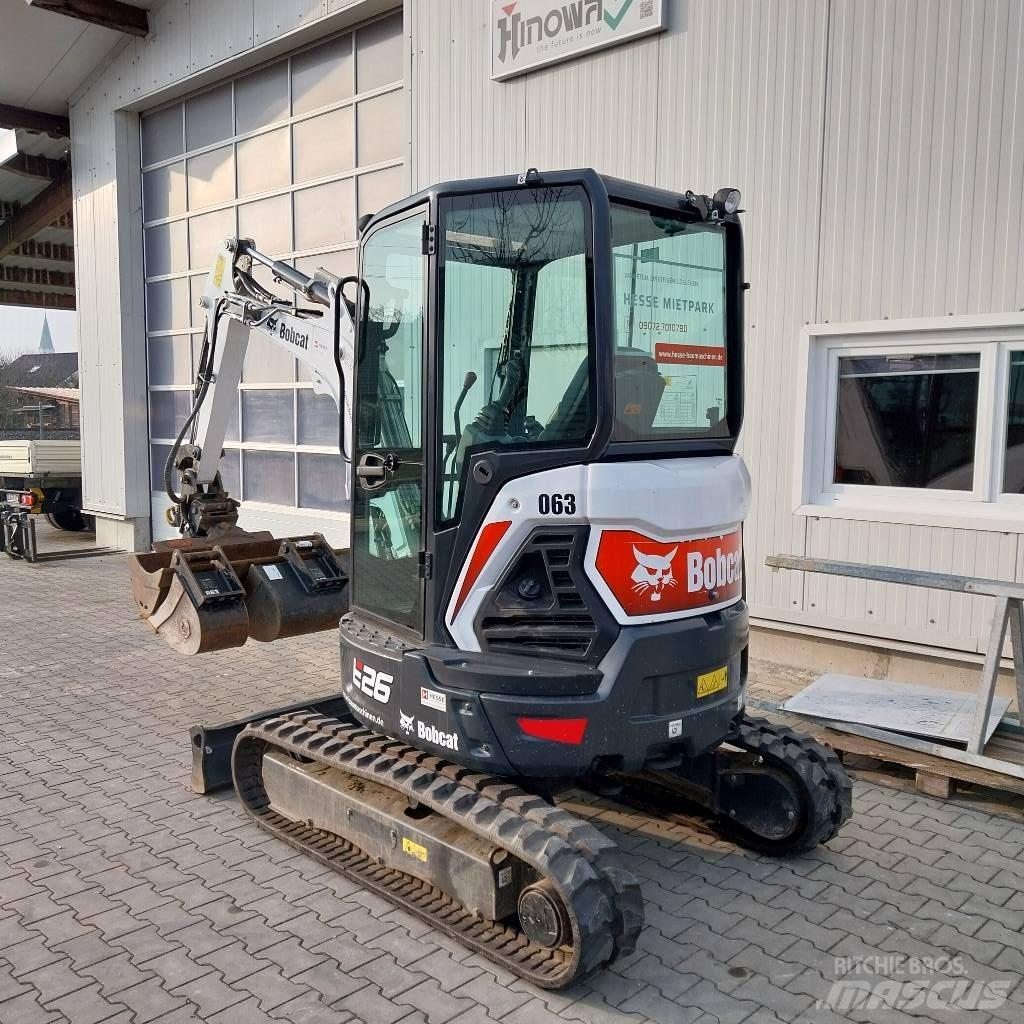 Bobcat E 26 Kabine 소형 굴삭기 7톤 미만
