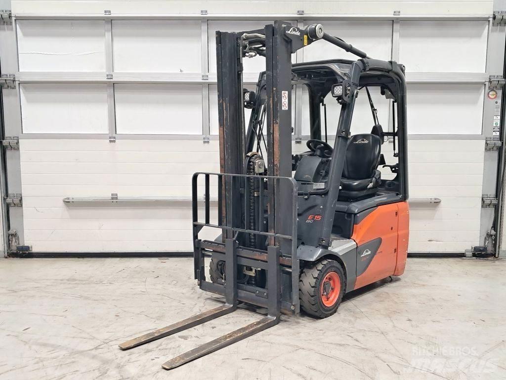 Linde E15-02 전동 지게차