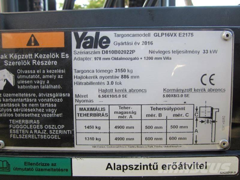 Yale GLP 16 VX LPG 지게차
