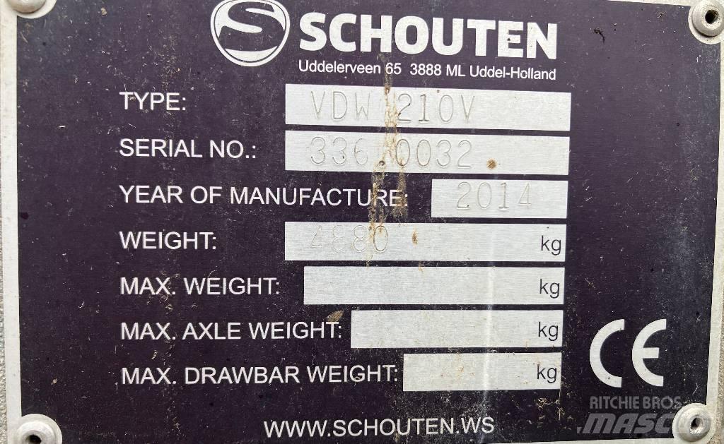 Schouten VDW 210 V 기타 축산 기계 및 부속품