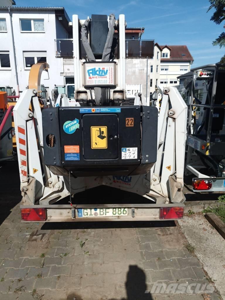 Dino 210 XT 트레일러 탑재 고소작업대