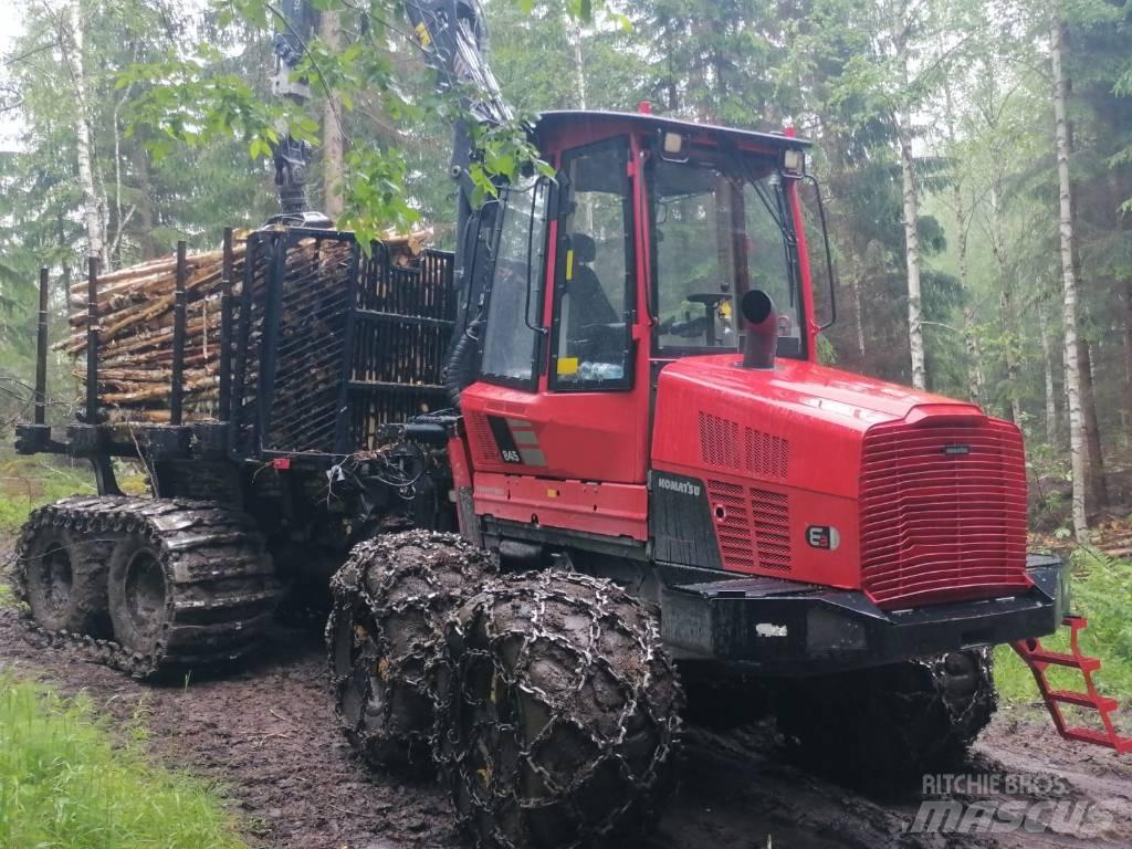 Komatsu 845 원목 포워더