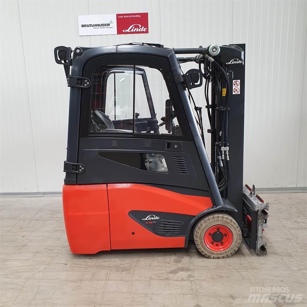 Linde E16C 전동 지게차