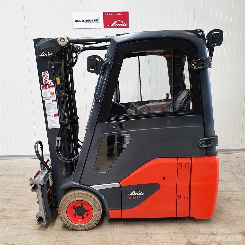 Linde E16C 전동 지게차