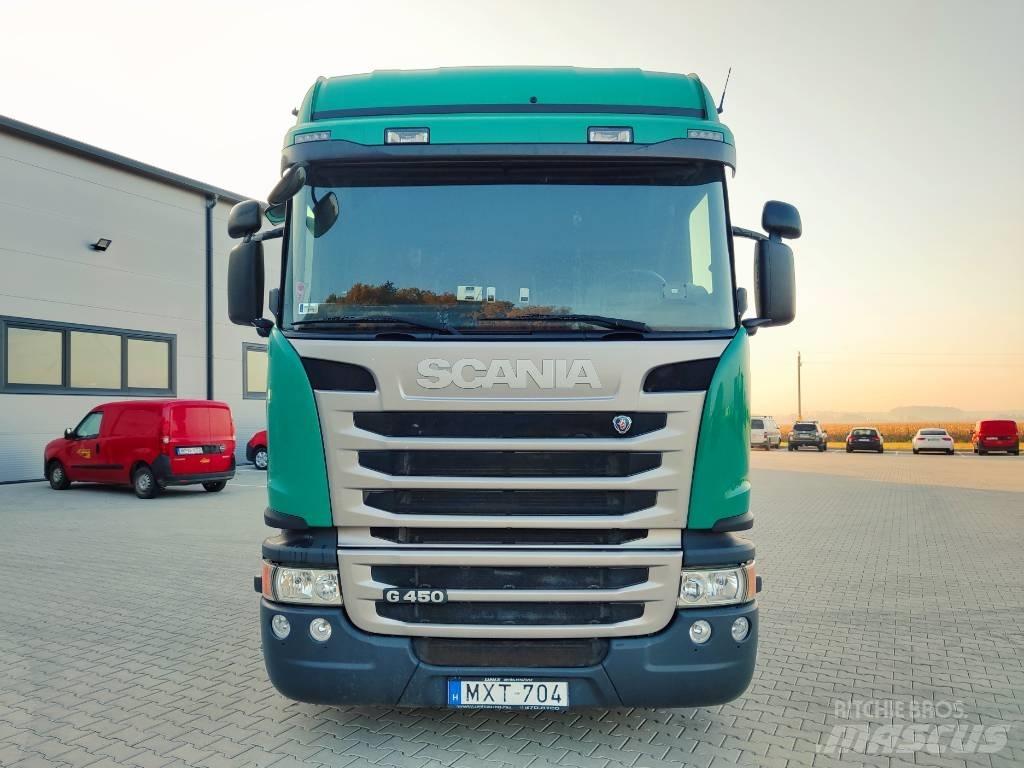 Scania G 450 목재 트럭