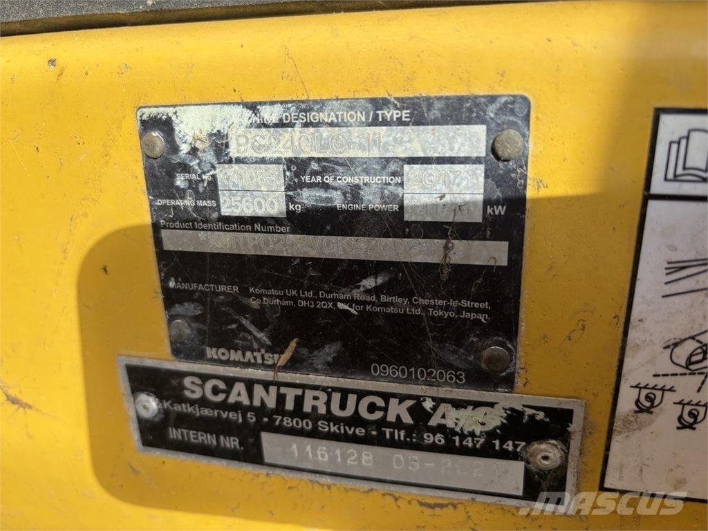 Komatsu PC240LC-11 대형 굴삭기 29톤 이상