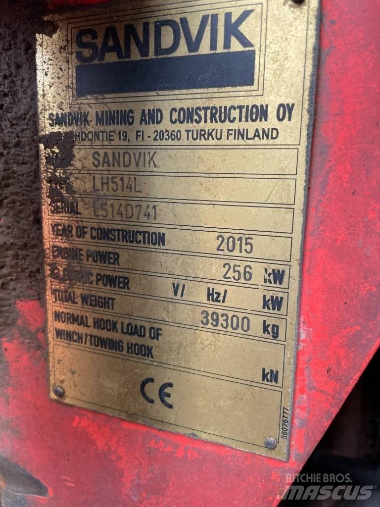 Sandvik LH 514 지하 광산용 로더