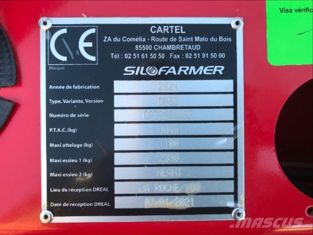 Silofarmer 280 베일 분쇄기, 절단기 및 언롤러