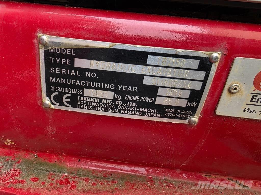 Takeuchi TB 2150 대형 굴삭기 29톤 이상