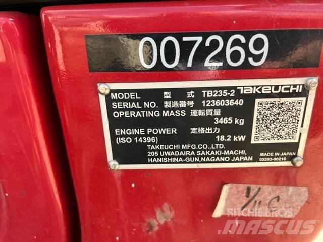 Takeuchi TB235 소형 굴삭기 7톤 미만