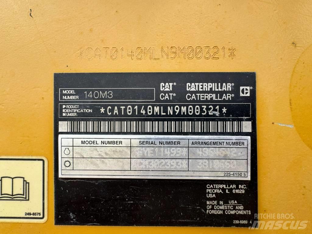 CAT 140M3 그레이더