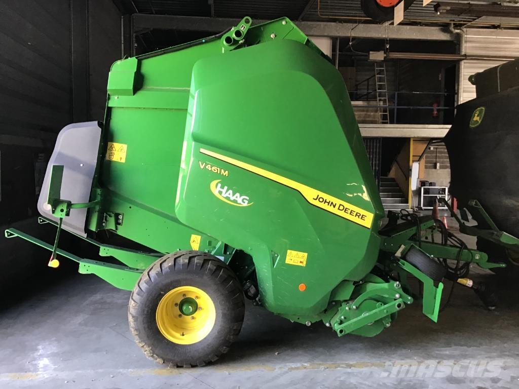 John Deere V461M 원형 곤포기