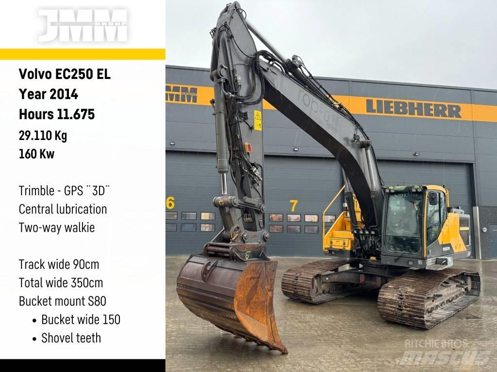 Volvo EC 250 EL 대형 굴삭기 29톤 이상