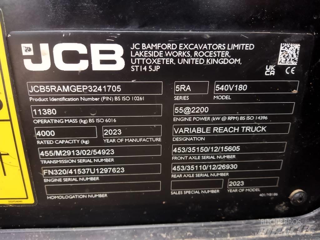 JCB 540.180 텔러 핸들러
