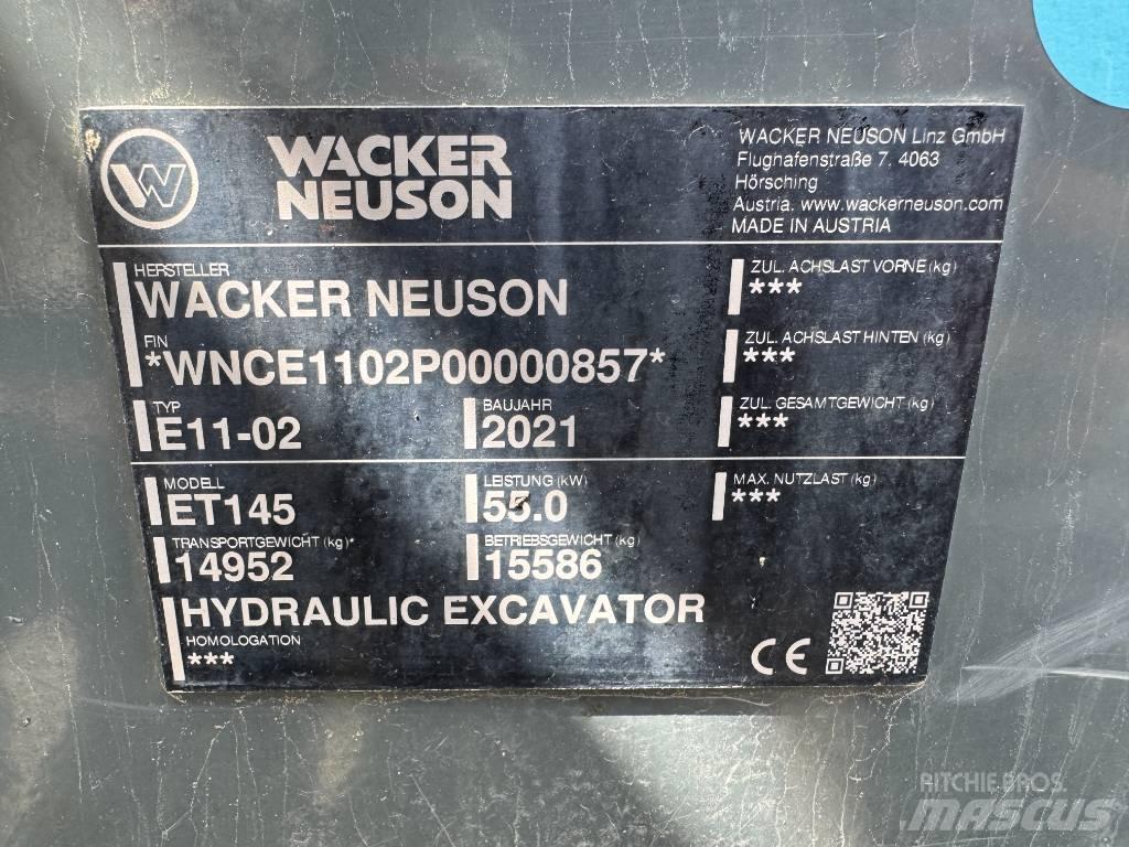 Wacker Neuson ET145 대형 굴삭기 29톤 이상
