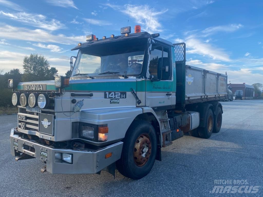 Scania 142 덤프 트럭
