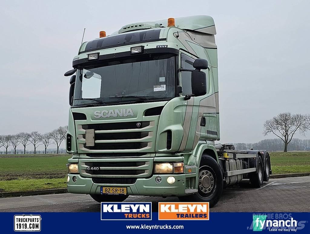 Scania G440 훅 리프트 트럭