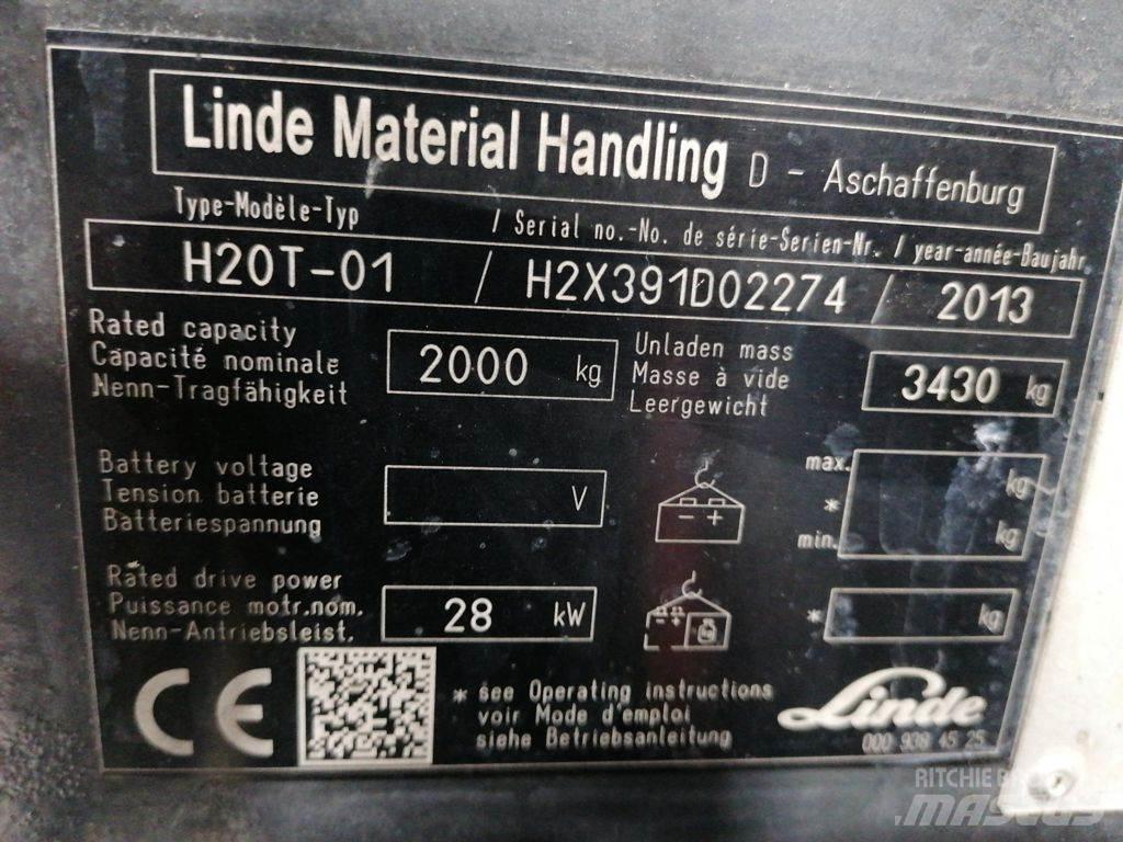 Linde H20T-02 LPG 지게차