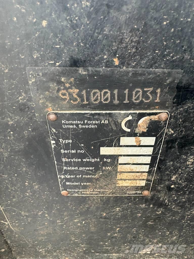 Valmet 931 원목 하베스터