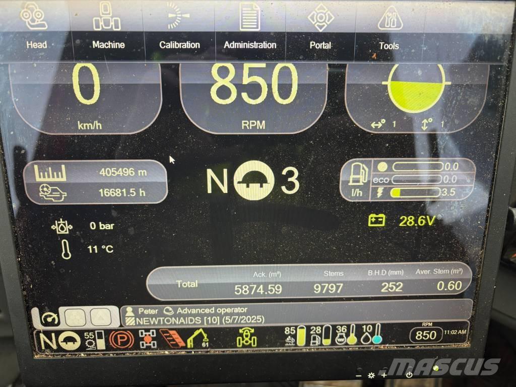 Valmet 931 원목 하베스터