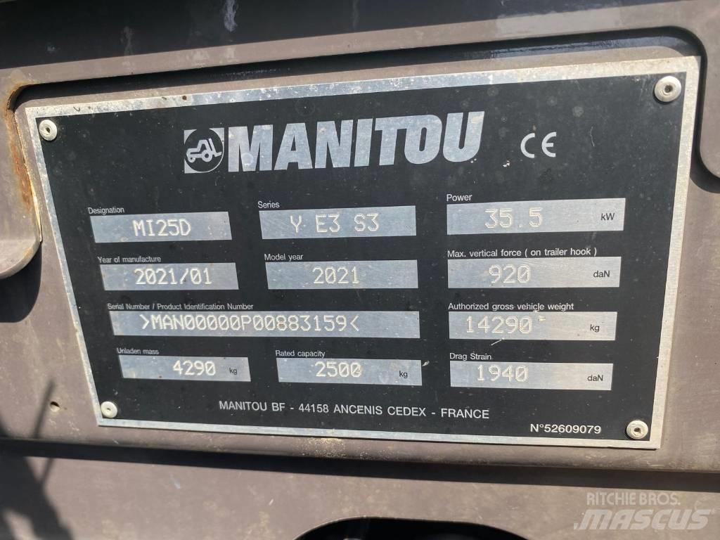 Manitou Mi25D 디젤 지게차