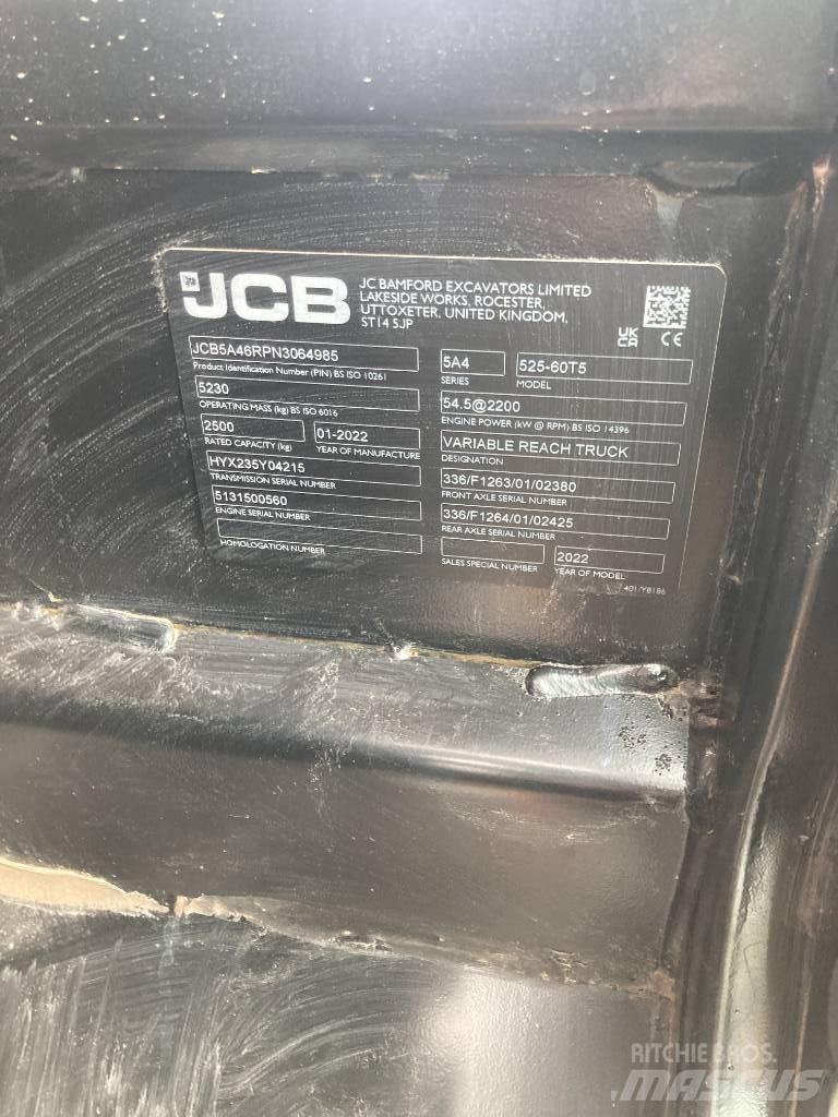 JCB 525-60 텔러 핸들러