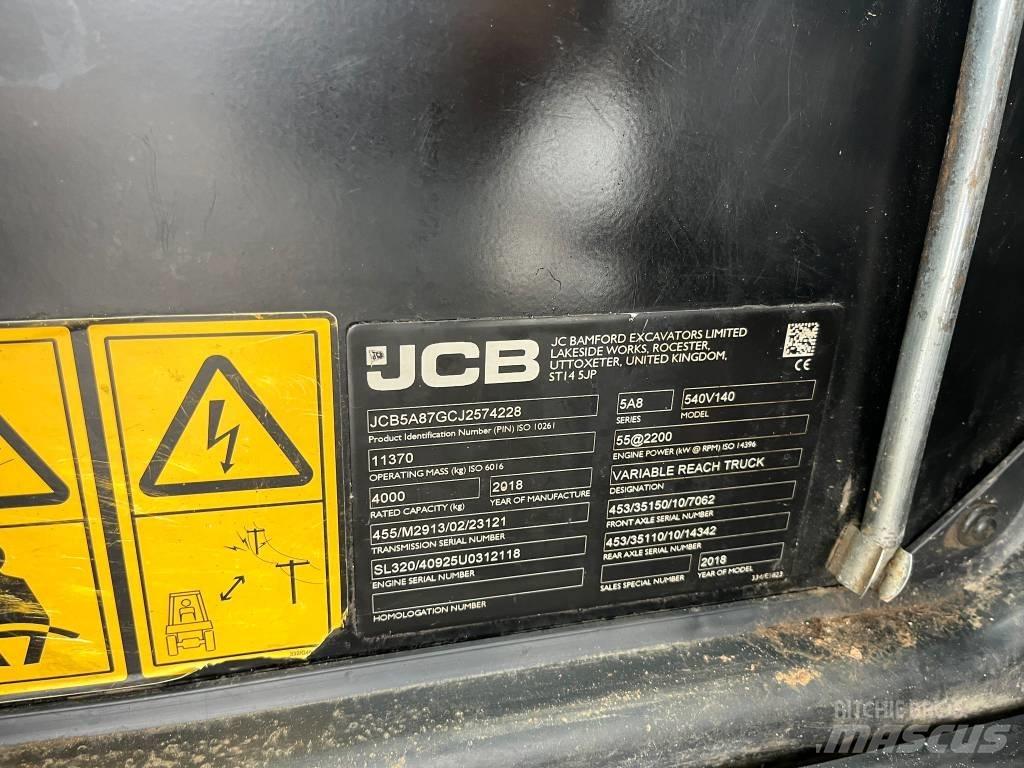 JCB 540-140 텔러 핸들러