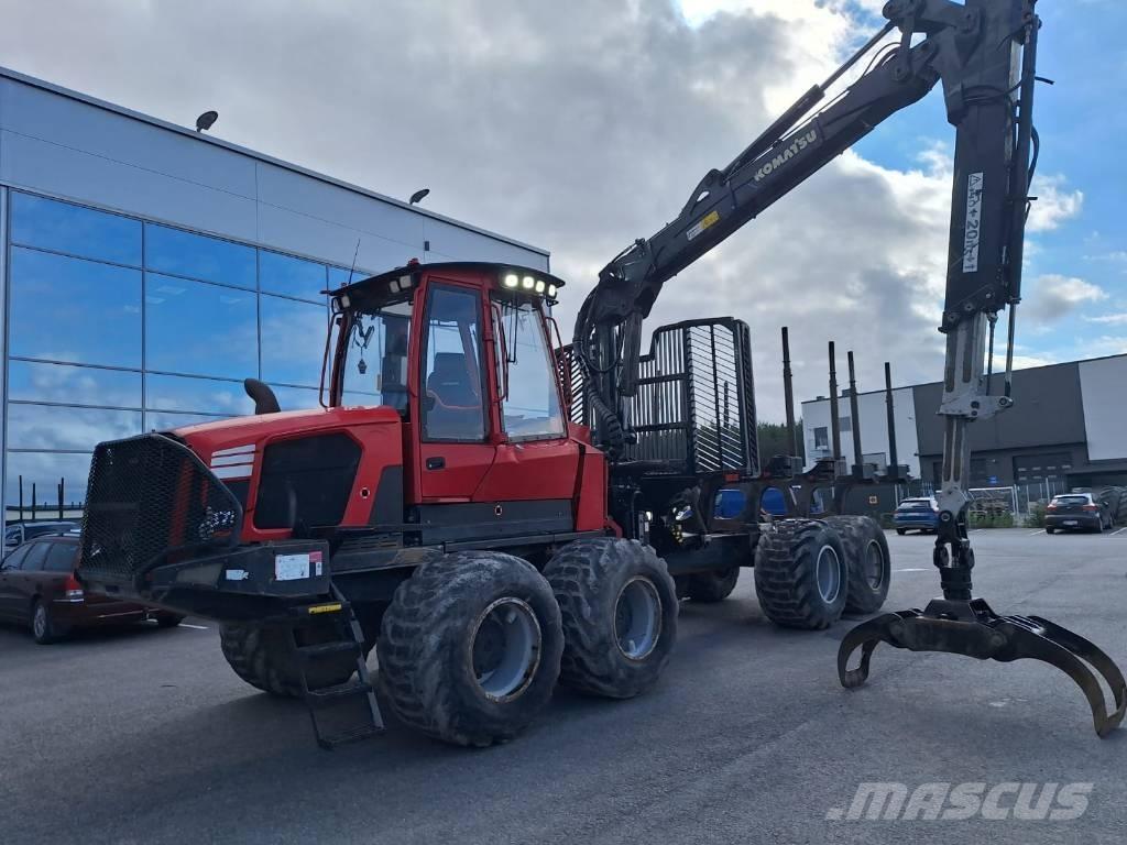 Komatsu 875 원목 포워더